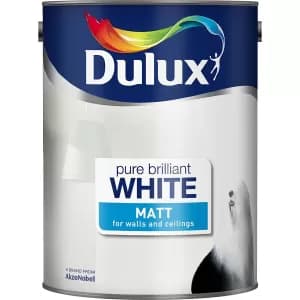Dulux Pure Brilliant White Matt Emulsion Paint 7L