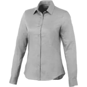Elevate Vaillant Long Sleeve Ladies Shirt (L) (Steel Grey)