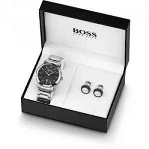 Hugo Boss Men Bracelet Watch & Cufflink Giftset