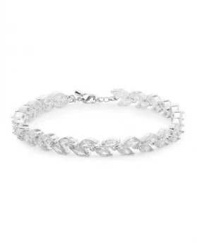 Jon Richard Silver Navette Bracelet