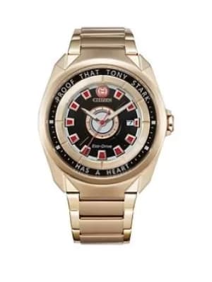 Citizen Citizen X Marvel Eco-Drive Ironman Mens Watch, Gold, Men