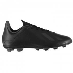 adidas X 18.4 Childrens FG Football Boots - Black