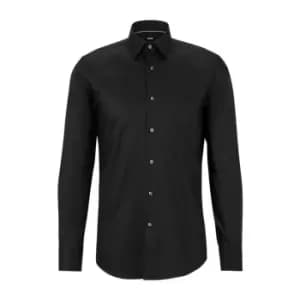 Boss Hank Long Sleeve Shirt - Black