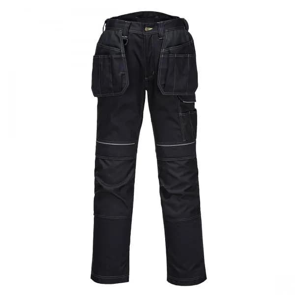 Portwest PW3 Mens Holster Work Trousers T602BKS30 Colour: Black