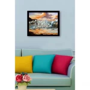 SC1015 Multicolor Decorative Framed MDF Painting