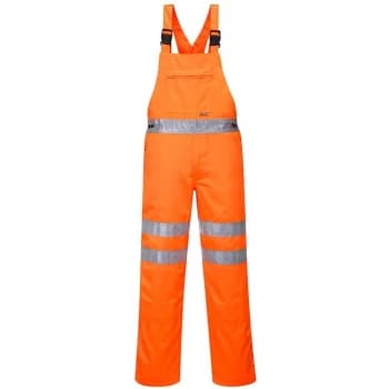 Portwest RT43ORRL - sz L Hi-Vis Bib & Brace RIS - Orange