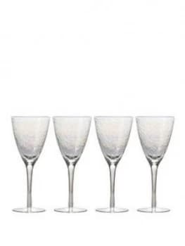 Set Of 4 Iridescent Wine Glasses