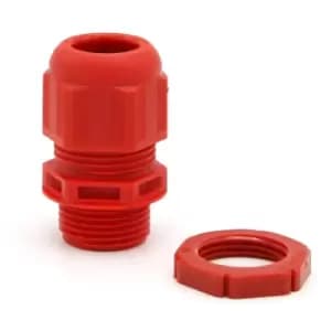 Wiska SPRINT GLP20 Cable Gland with locknut IP68 Red - 10100614