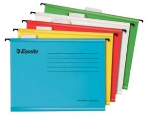 Esselte Pendaflex Reinforced Susp File A4 Assorted BX10