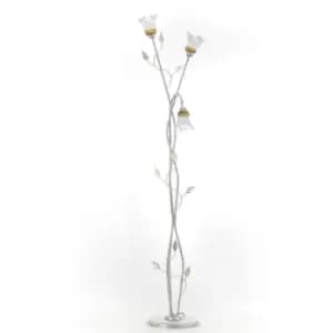 Onli Lancia 3 Light Multi Arm Floor Lamp, White