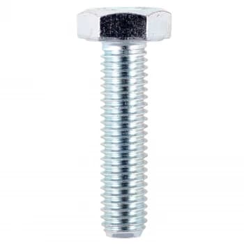 Hexagon High Tensile Set Screw Zinc Plated M16 30mm Pack of 50