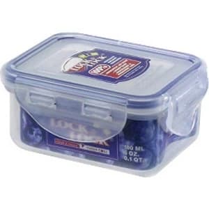Lock & Lock Food Storage Container - Rectangular 180ml (110 x 90 x 48mm)