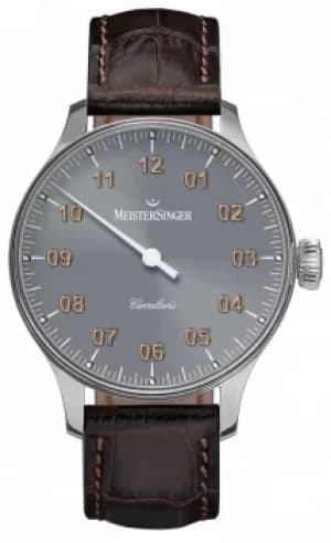 MeisterSinger Mens Circularis Hand Wound Sunburst Medium Watch