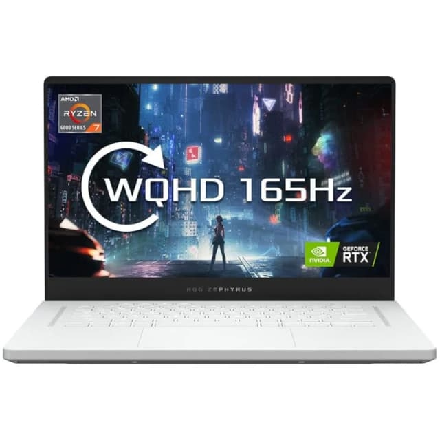 Asus ROG Zephyrus G15 WQHD - AMD R 7 6800HS 16GB RAM - 1TB SSD White Gaming Laptop