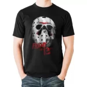 Friday The 13Th Mask Unisex T-Shirt Ex Ex Large