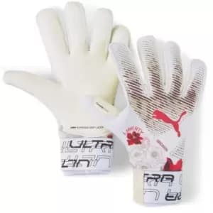 Puma Ultra Grip Goalkeeper Gloves - White
