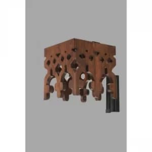 Afra ceviz aplik Brown Wall Lamp
