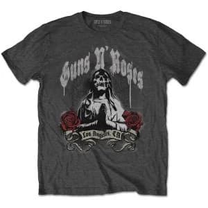 Guns N' Roses - Death Men Mens Large T-Shirt - Charcoal Grey