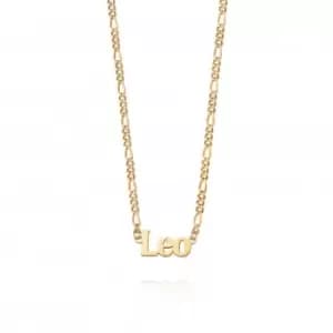 Leo Zodiac 18ct Gold Plated Necklace ZN05_GP