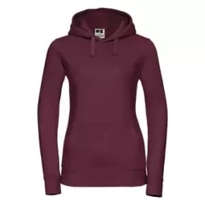 Russell Womens Premium Authentic Hoodie (3-Layer Fabric) (M) (Burgundy)