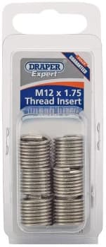 Draper Expert M12 x 1.75 Metric Thread Insert Refill Pack (6) 21711
