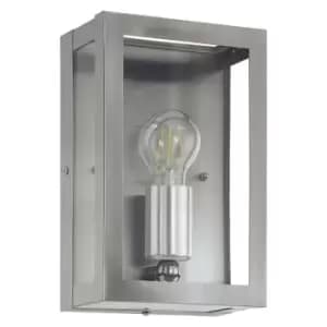 Alamonte - 1 Light Outdoor Flush Wall Light Stainless Steel IP44, E27 - Eglo