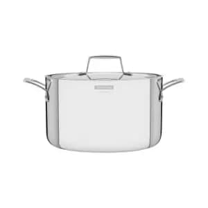 Tramontina 20cm Deep Casserole Pot - Stainless Steel