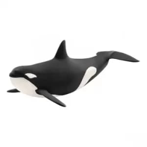 Schleich Wild Life Killer Whale Toy Figure- Black/White