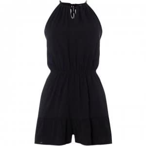 Biba Flute leg playsuit - Black