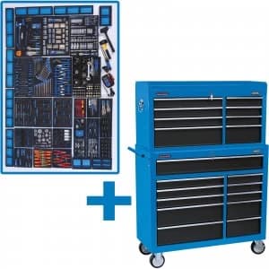 Draper Mechanics Megakit Roller Cabinet, Top Chest and 700 Piece Tool Kit