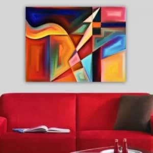 417386659_70100 Multicolor Decorative Canvas Painting