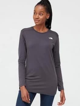 The North Face Long Sleeve Simple Dome T-Shirt - Grey