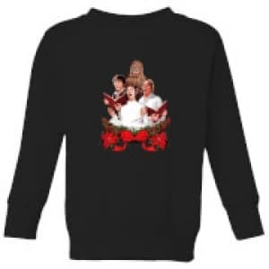 Star Wars Jedi Carols Kids Christmas Sweatshirt - Black - 11-12 Years