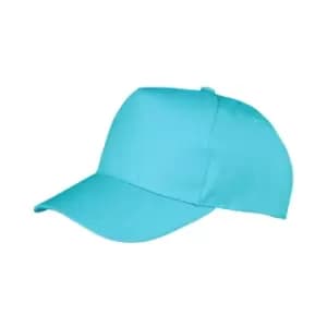 Result Unisex Core Boston 5 Panel Printers Baseball Cap (One Size) (Aqua)