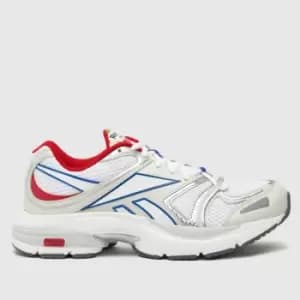 Reebok White & Grey Premier Road Plus Vi Trainers