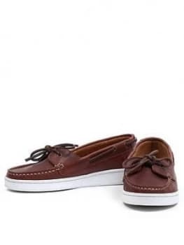 Barbour Leather Miranda Moccasin - Cognac, Cognac, Size 4, Women