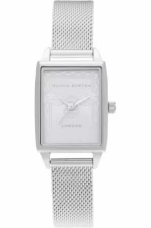 Olivia Burton Bee Silver Mesh Watch OB16SD06