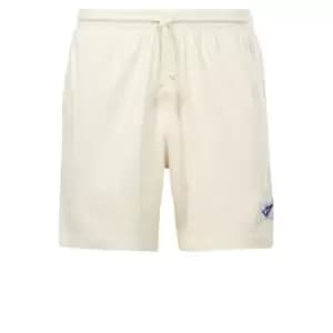 Reebok Les Mills Natural Dye Rib Shorts Mens - Cream