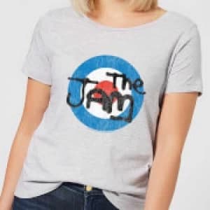 The Jam Target Logo Womens T-Shirt - Grey - 3XL