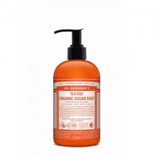 Dr. Bronner's Tea-Tree ekologiskas cukraus muilas 355ml