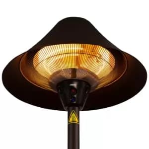 Zanussi ZFPTH1 2.1Kw Freestanding 215Cm High Patio Heater - Black