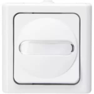 Kopp 560602007 1 Piece Wet room switch product range Complete Circuit breaker, Toggle switch BlueElectric Arctic white