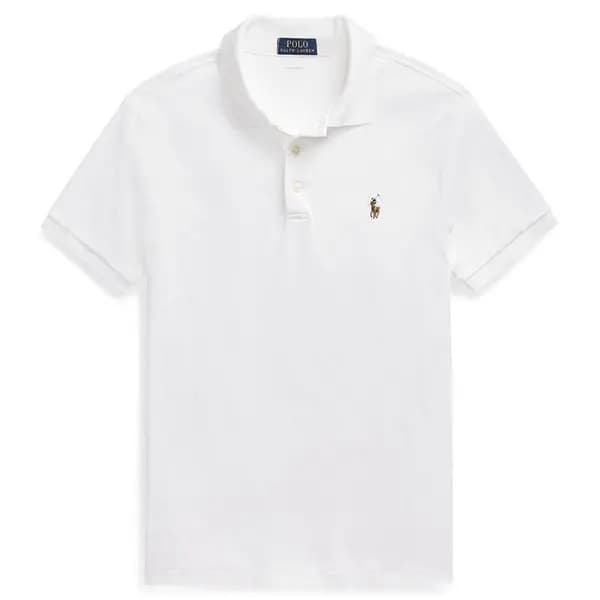 POLO RALPH LAUREN Embroidered Polo Shirt - White XS