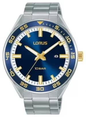 Lorus Sports Quartz Blue Sunray Dial RH933NX9 Watch