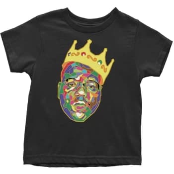 Biggie Smalls - Crown Kids 12 Months T-Shirt - Black