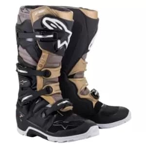 Alpinestars Tech 7 Enduro Drystar Black Gray Gold US 9