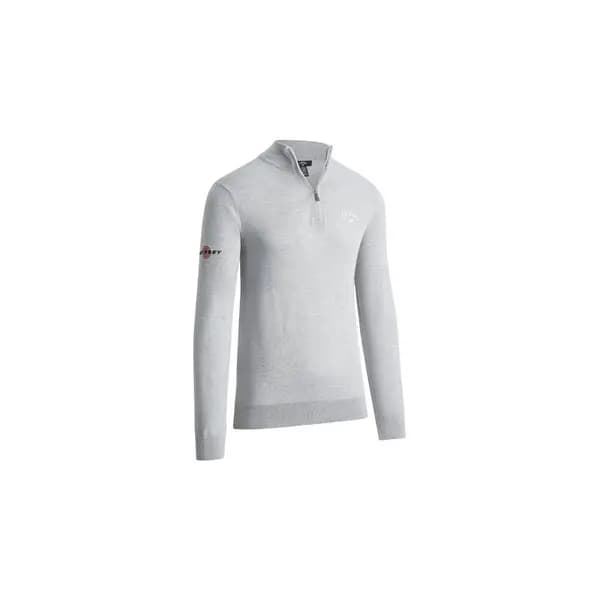 CALLAWAY L/S 1/4 ZIP MOCK STEEL HEATHER - XXL