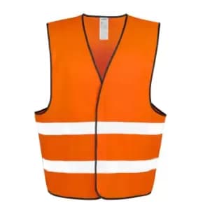 Result Unisex Adult High-Vis Reflective Vest (S, M) (Fluorescent Orange)