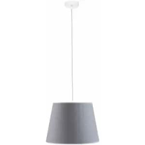 Keter Dexter Dome Pendant Ceiling Light Grey, 38cm, 1x E27