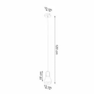 Sollux Pendant Lamp Qubic Grey